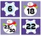 Carson Dellosa 36 Winter Wonderland Classroom Calendar Cover Ups, Double Sided Snowman & Snowflake Cover Ups for Calendar & Calendar Pocket Chart, Winter Wonderland Decorations for Wall Calendar